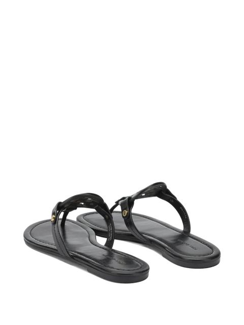 Tory Burch Miller cutout leather sandals - Black