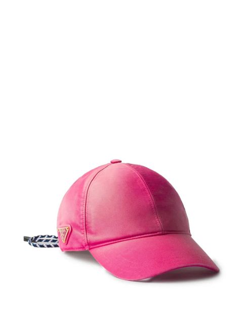 Prada cotton baseball cap - Pink - zdjęcie produktu nr 1