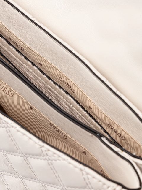 Guess torebka GIULLY kolor biały HWQG96 73200