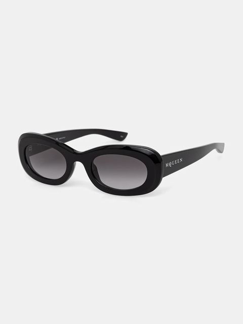 Alexander McQueen okulary przeciwsłoneczne damskie kolor czarny AM0527S