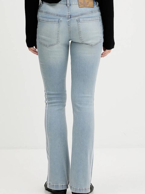 adidas Originals jeansy Slim Denim damskie medium waist KE9801