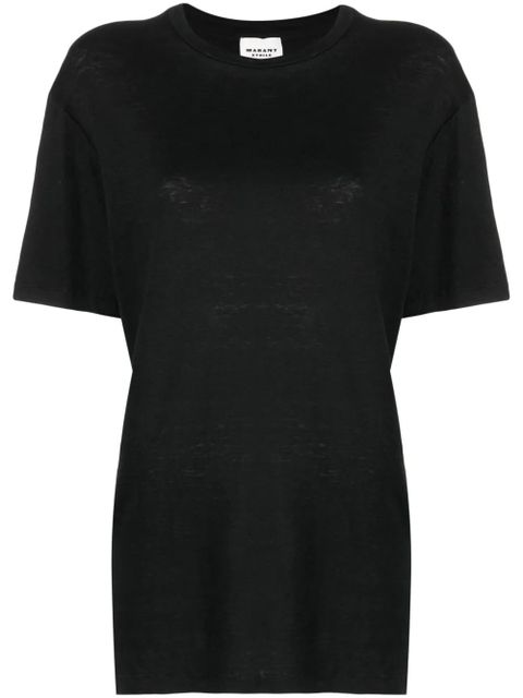 MARANT ÉTOILE Zewel T-shirt - Black - zdjęcie produktu nr 1