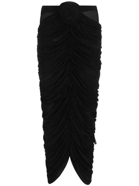 Magda Butrym fully draped skirt - Black - zdjęcie produktu nr 2