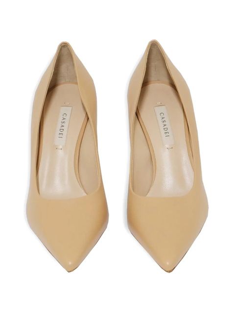 Casadei pointed-toe spool-heel pumps - Neutrals
