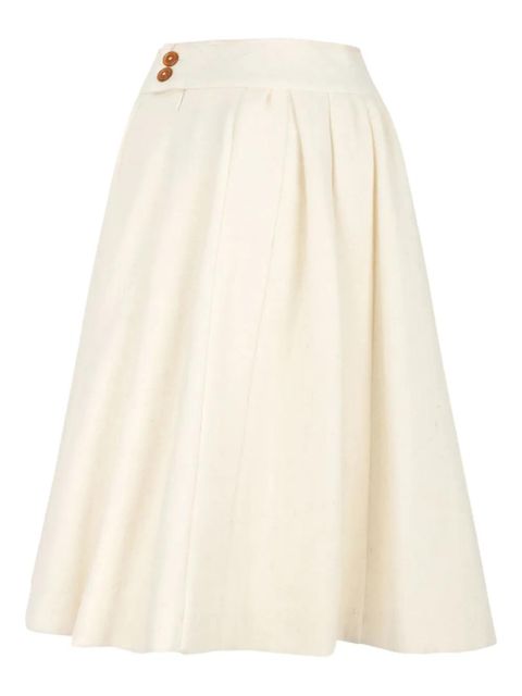 Vivienne Westwood button pleated skirt - Neutrals