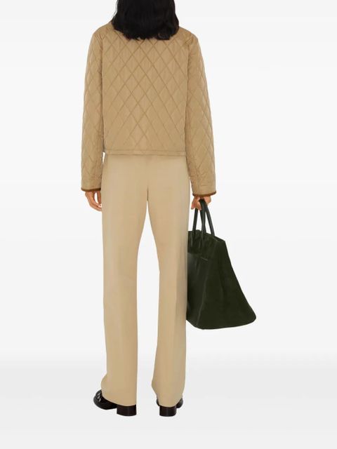 Burberry cotton tailored trousers - Neutrals