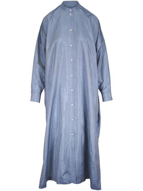 Jil Sander satin shirt dress - Blue - zdjęcie produktu nr 1