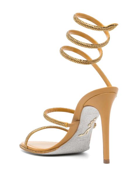 René Caovilla 110mm Cleo sandals - Brown