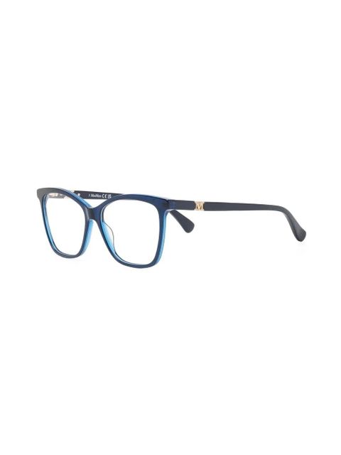 Max Mara Eyewear square-frame glasses - Blue - zdjęcie produktu nr 2