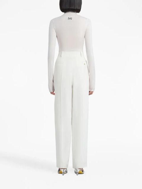Marni tailored straight-leg trousers - White