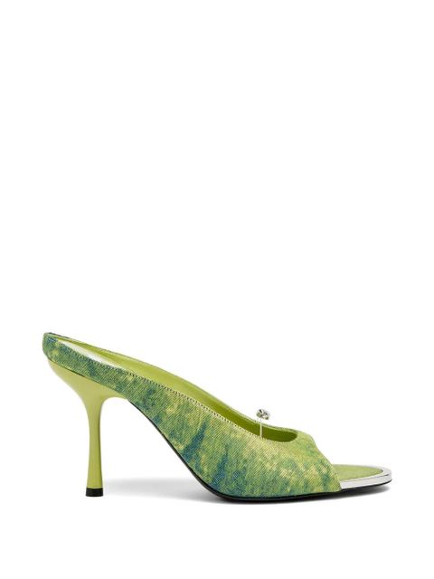 Diesel D-Diam's Sa distressed sandals - Green - zdjęcie produktu nr 1