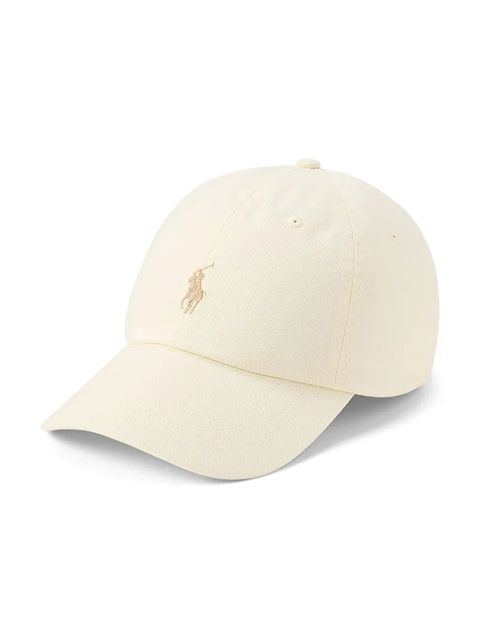 Polo Ralph Lauren czapka z daszkiem bawełniana kolor beżowy gładka 710667709 - zdjęcie produktu nr 1
