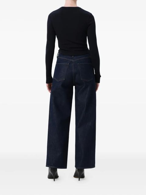 AGOLDE high-waisted wide-leg jeans - Blue