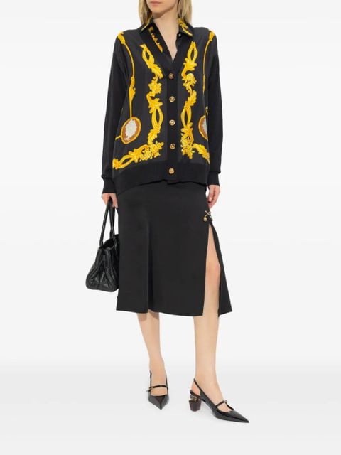 Versace wool-silk cardigan - Black - zdjęcie produktu nr 2