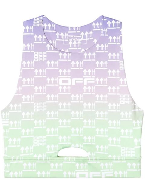 Off-White Double Arrows sports bra - Purple - zdjęcie produktu nr 1