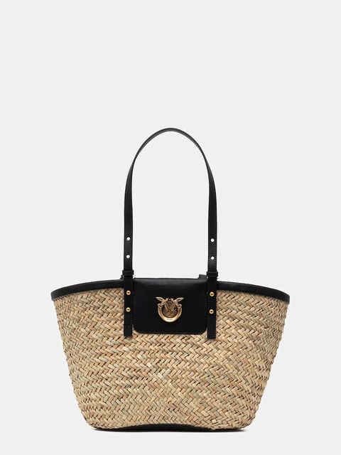 Pinko kosz plażowy kolor czarny 103324 A1RL - zdjęcie produktu nr 1