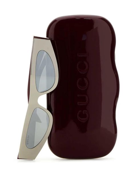Gucci Eyewear logo-print sunglasses - Silver