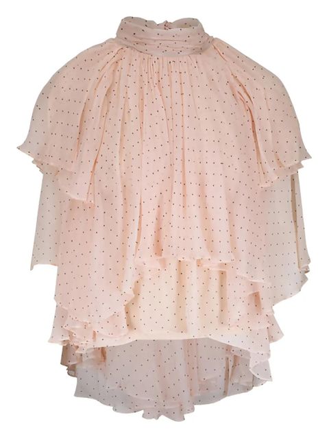 ZIMMERMANN ruffled polka-dot blouse - Pink - zdjęcie produktu nr 1