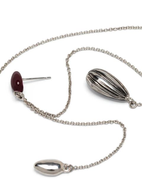 LEMAIRE bead-embellished drop earrings - Silver