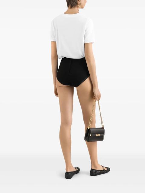 Dolce & Gabbana bow-detail T-shirt - White