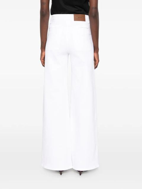 KHAITE pocket delmonico jeans - White