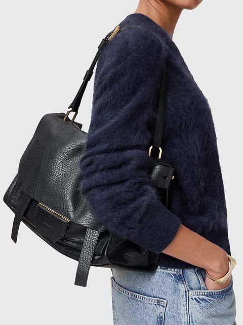 AllSaints torebka skórzana URSA