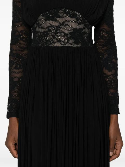 ZIMMERMANN Rebellion lace-insert maxi dress - Black