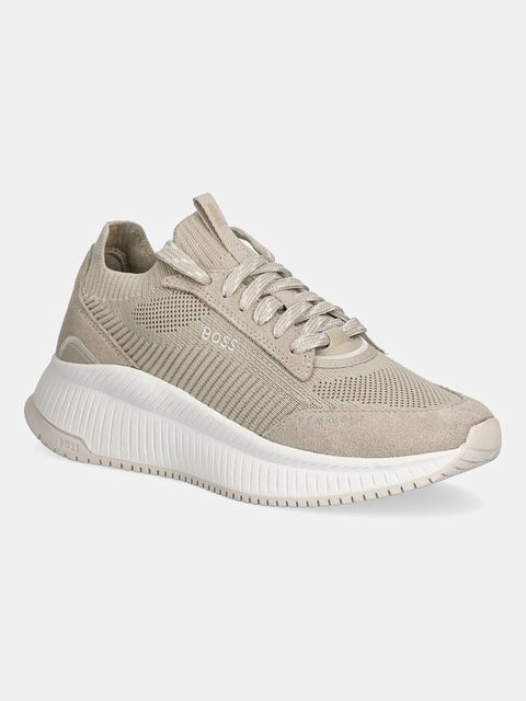 BOSS sneakersy TTNMEVO damskie kolor beżowy 50536413 - zdjęcie produktu nr 1
