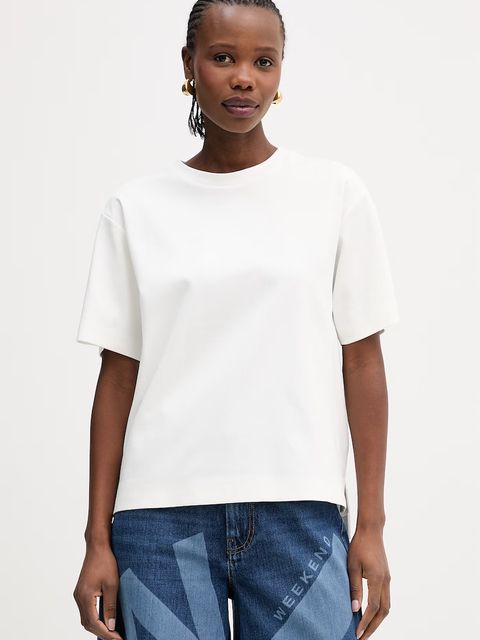 Weekend Max Mara t-shirt bawełniany MULTID