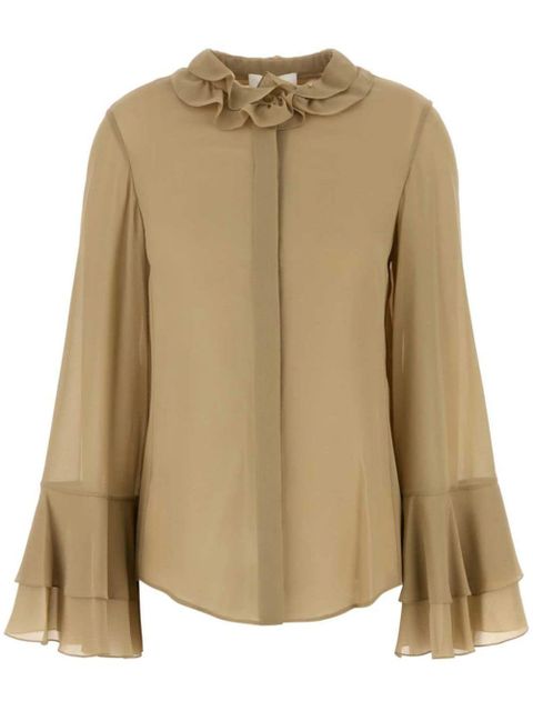 Chloé silk shirt - Green - zdjęcie produktu nr 1
