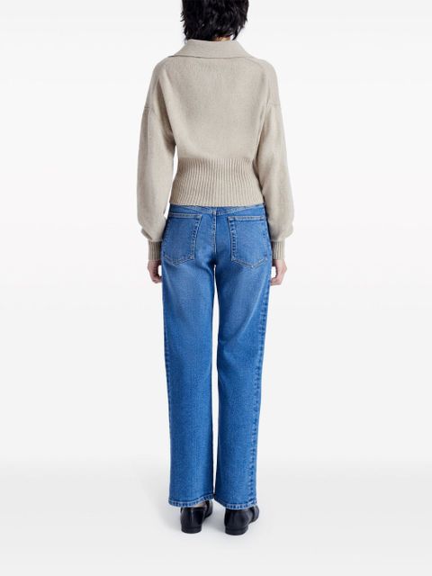 Proenza Schouler Jeanne cashmere polo jumper - Neutrals