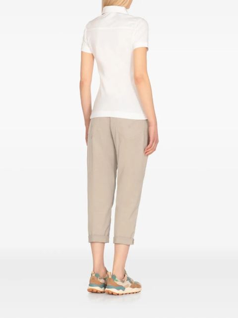 Barbour button polo - White