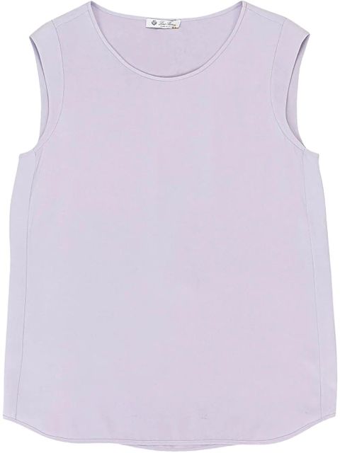 Loro Piana scoop-neck vest - Purple - zdjęcie produktu nr 1