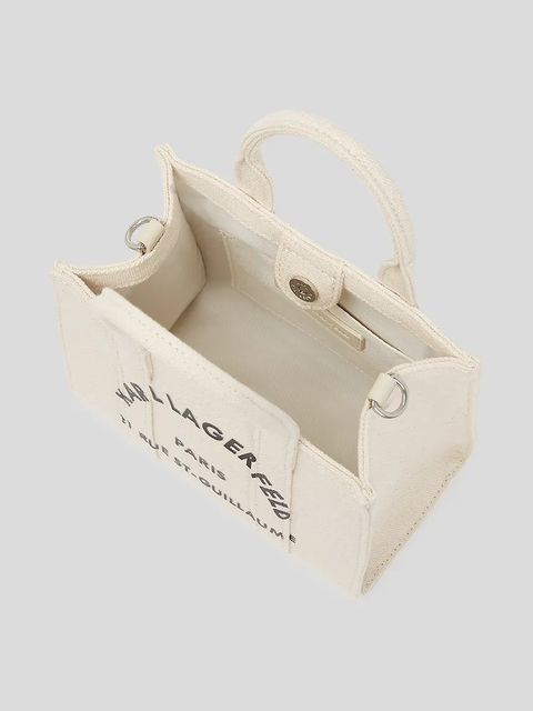 Karl Lagerfeld torebka bawełniana K/RSG kolor beżowy A3W50118