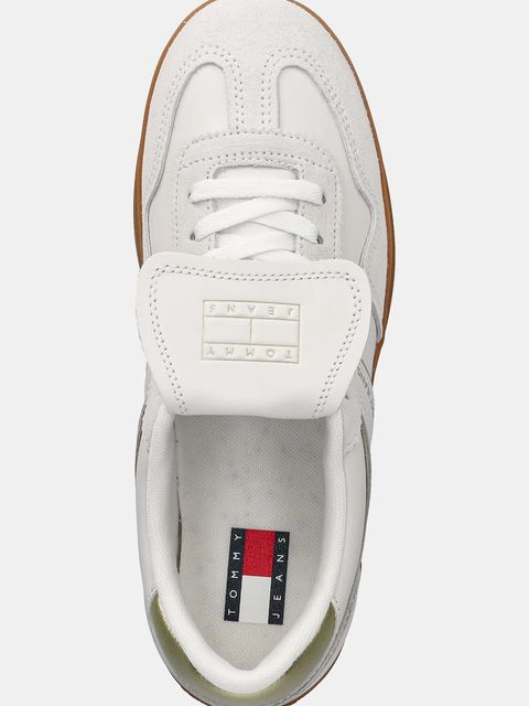 Tommy Jeans sneakersy skórzane THE GREENWICH FLAP