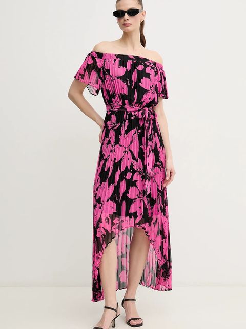 Joseph Ribkoff sukienka kolor różowy maxi rozkloszowana 241908 - zdjęcie produktu nr 2