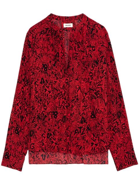 Zadig&Voltaire Tink blouse - Red - zdjęcie produktu nr 1