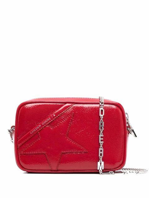 Golden Goose Star high-shine crossbody bag - Black - zdjęcie produktu nr 1