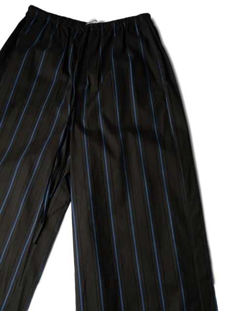 STAUD Mateo striped trousers - Green