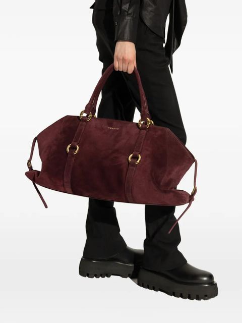 Alexander McQueen ring-detail holdall - Red - zdjęcie produktu nr 2