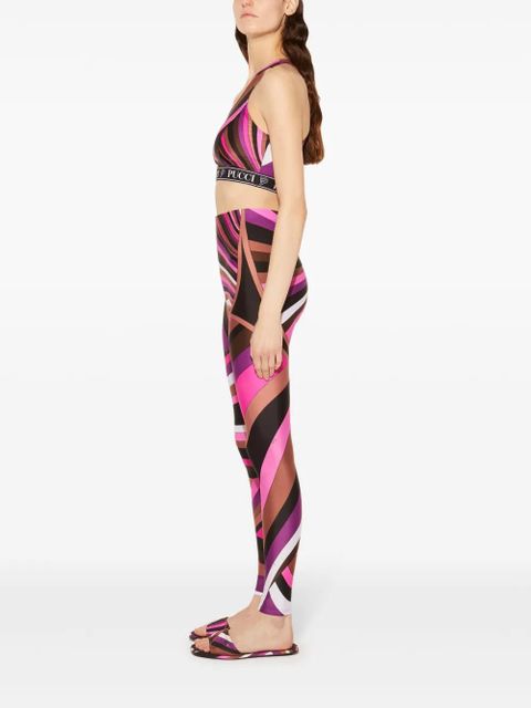 PUCCI iride-print leggings - Pink