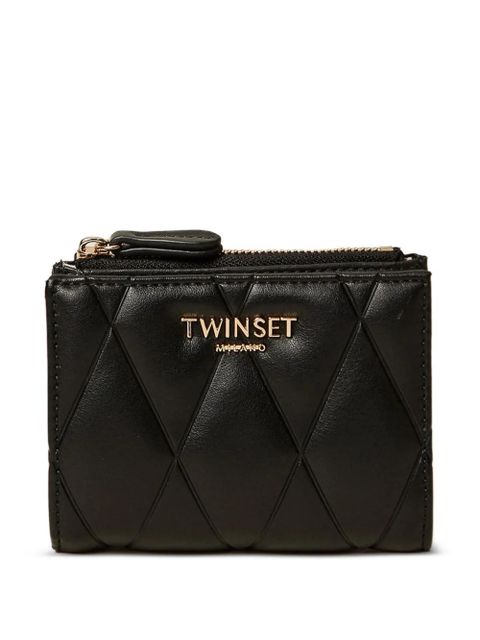 TWINSET bi-fold quilted wallet - Black - zdjęcie produktu nr 1