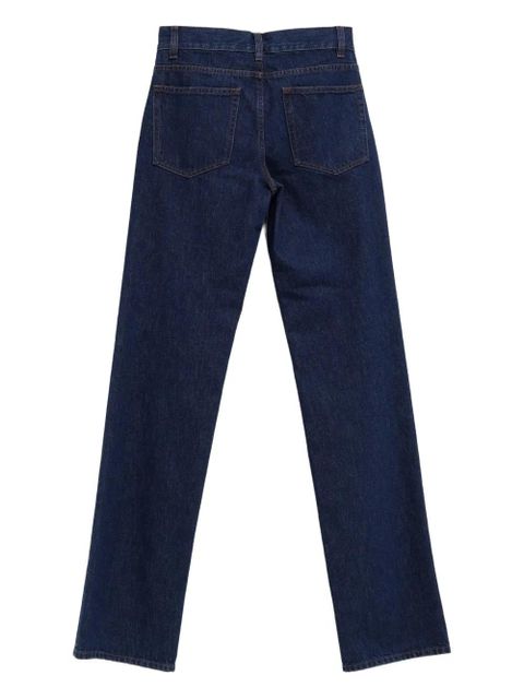The Row topstitched denim jeans - Blue