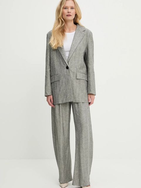 Answear.LAB marynarka z domieszką lnu - zdjęcie produktu nr 2