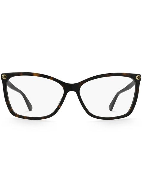 Gucci Eyewear tortoiseshell glasses - Brown - zdjęcie produktu nr 1