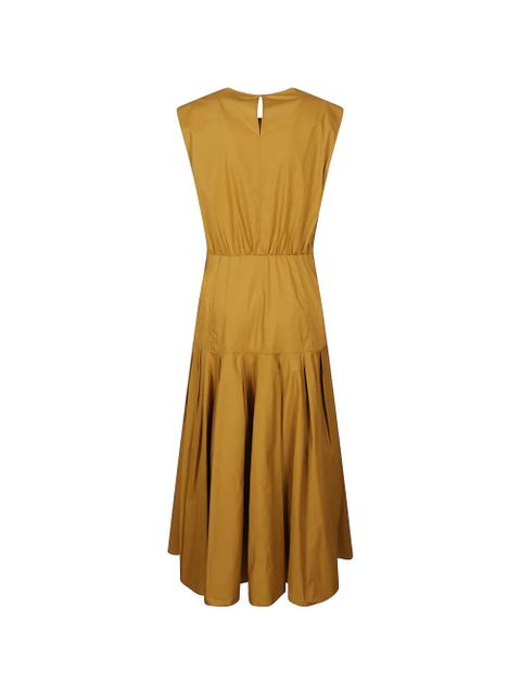 PINKO cut-out pleated dress - Brown - zdjęcie produktu nr 2