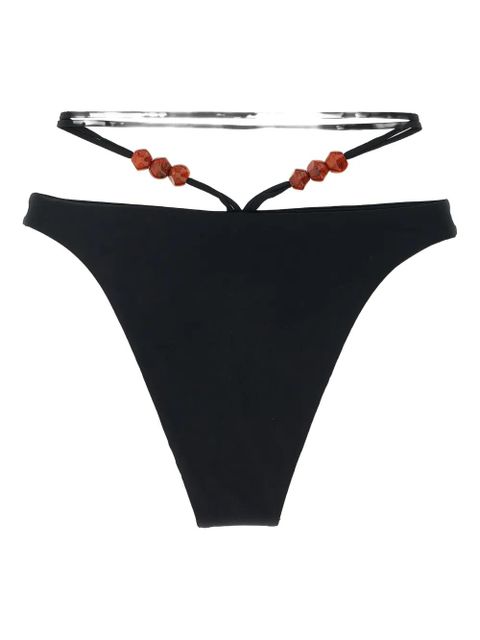 Magda Butrym bead-detail bikini bottoms - Black - zdjęcie produktu nr 2