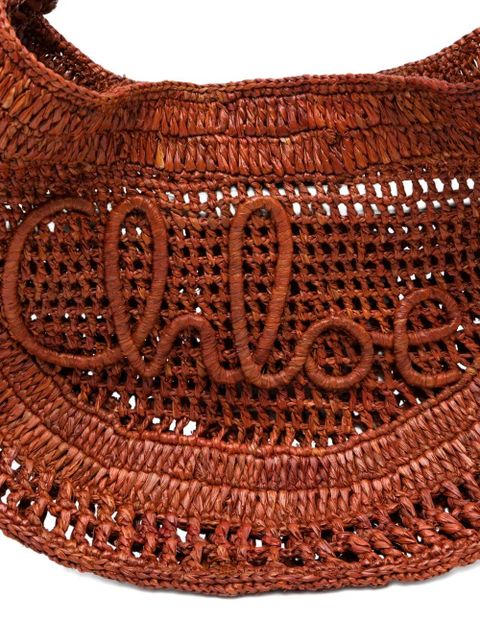 Chloé Summer Banana woven tote bag - Brown - zdjęcie produktu nr 2