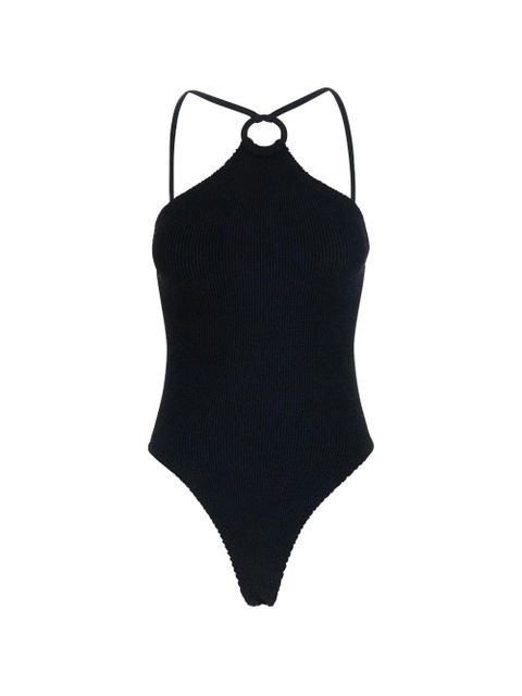 Hunza G Jasmine crinkle-effect swimsuit - Black - zdjęcie produktu nr 1