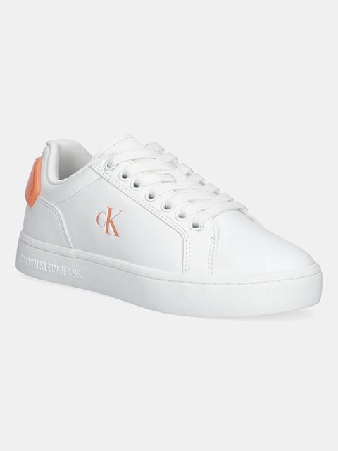 Calvin Klein Jeans sneakersy skórzane CLASSIC CUPSOLE RU PATCH LTH WN - zdjęcie produktu nr 2